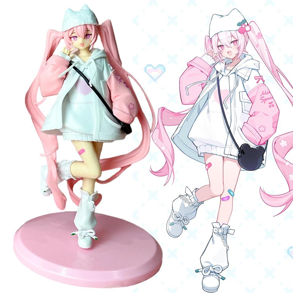 Disponibile Personaggi Piapro Hatsune Miku Tenitol Petit Sakura Stile Cool FuRyu Modello Giocattolo Figura Ornamento Decorativo Regali di Natale