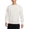 Nike Sudadera de cuello redondo holgada con logo bordado para hombre Tops Blanco HF1115-100