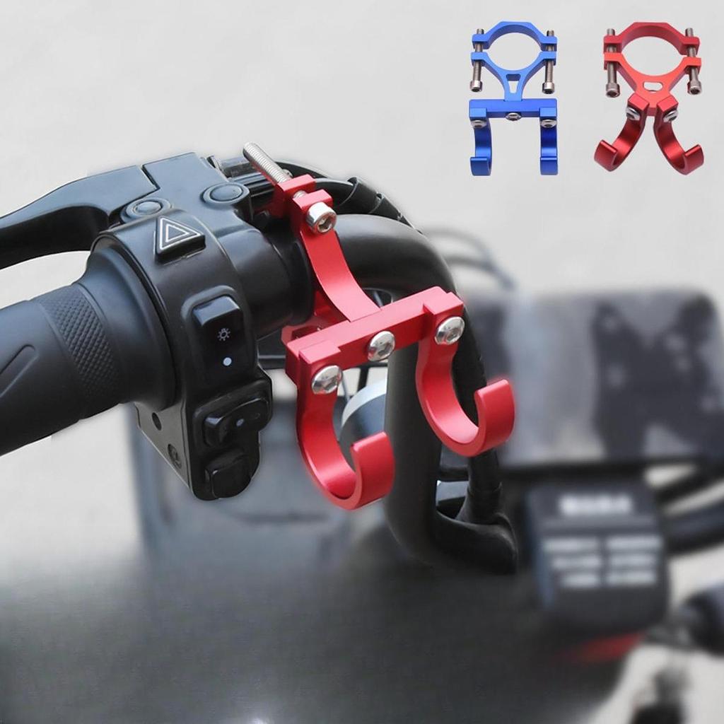 Electric Scooter Helmet Hook Universal Motorcycle Handlebars Hook Aluminum Alloy for 18-35mm Bike Handlebar