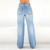 European and American Women's High Waist Loose Wide Leg Jeans