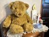 [USED] Large Brown Teddy Bear, Plush Toy from Sanei, Christmas Gift
