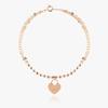 14K Amore Eterno Heart Layered Chain Gold Bracelet