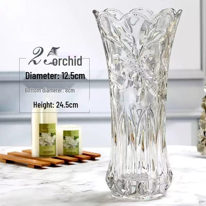 Vaso Spesso in Vetro Cristallo per Idroponica & Composizioni Floreali
