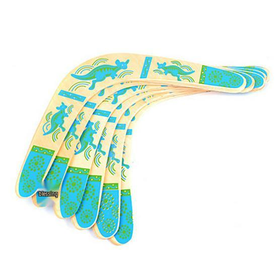 Kids' Wooden Returning V-Shaped Throwing Stick Frisbee for Outdoor Sports