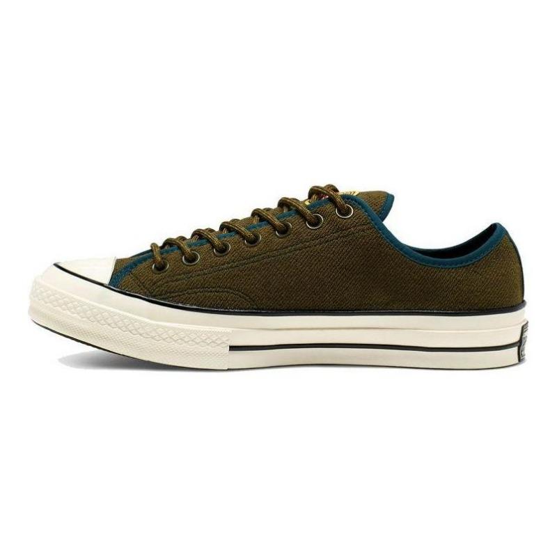 Converse Chuck 70 Archival Terry Ox Unisex Low Canvas Shoes Army Green 165929C 36