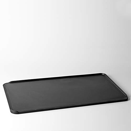 [BLKP] Pearl Metal Made in Japan Lightweight Antibacterial Cutting Board, Medium, Limited Edition, Black with Guard, BLKP Black, AZ-5048