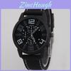 Fashionable Silicone Strap Mechanical Watch For Men Quartz Movement Decorative Design 40.5mm Dial