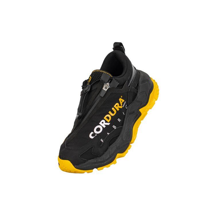 Mizuno GM 3 Fabric Leather Sports Non-Slip Wear-Resistant Low-Top Casual Shoes Men Casual Shoes Black Yellow D1GH222202