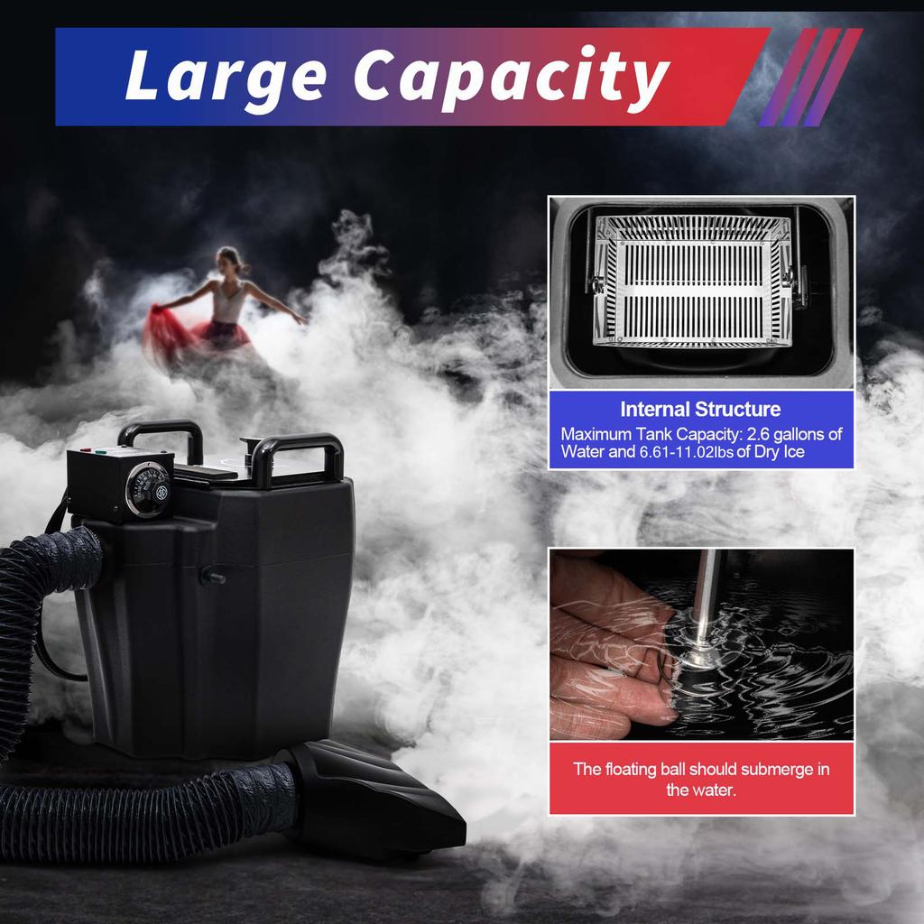 Professional 3500W Dry Ice Machine for Stunning Stage Effects
