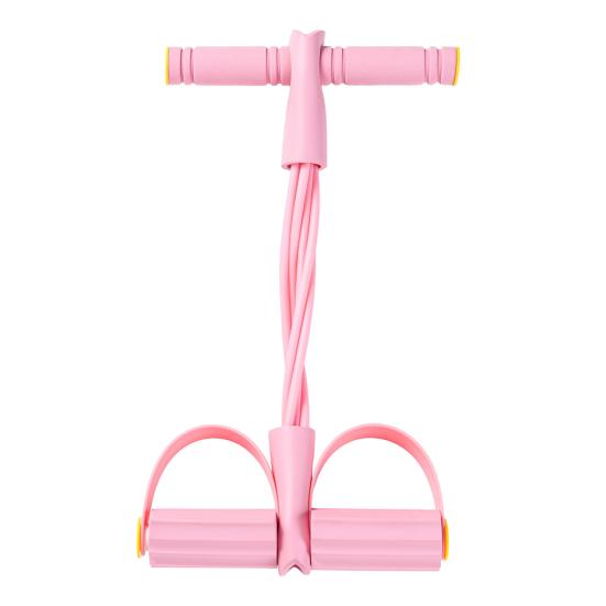 6/8-Tube Pedal Puller Resistance Band with Handle Multifunction Elastic Yoga Sit-up Pull Rope Men Women Pedal Tensioner Exerciser Workout Equipment