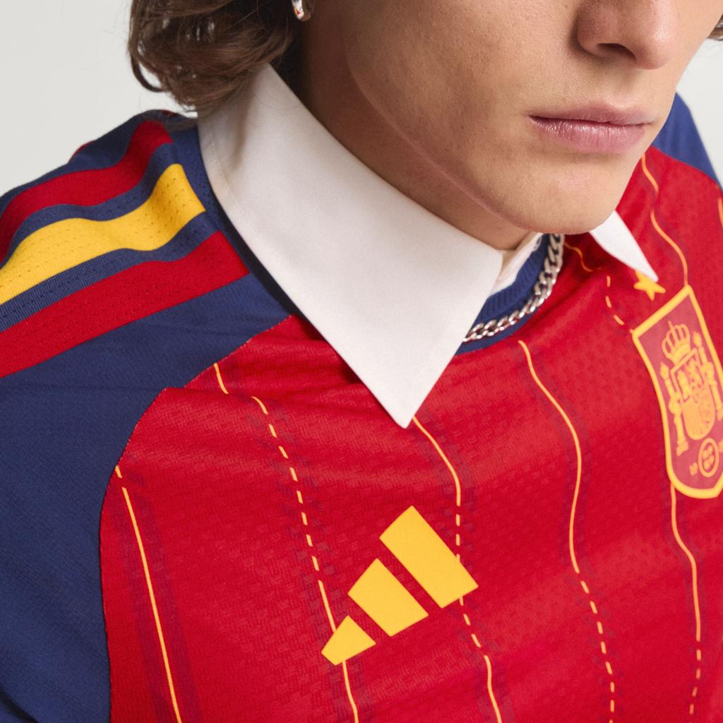 Adidas Spain 26 Home Authentic Jersey Vivid Red Unisex Tops JN4366