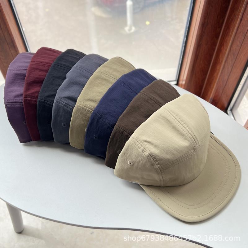 New Outdoor Versatile Quick-drying Cap Women's Japanese Short-brimmed Baseball Cap Casual Street Soft-brimmed Five-piece Sun Hat