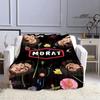 Morat Pop Band Printed Blankets Flange Warm Blanket Soft and Comfortable Blanket Picnic Blankets Bedding Birthday Gift