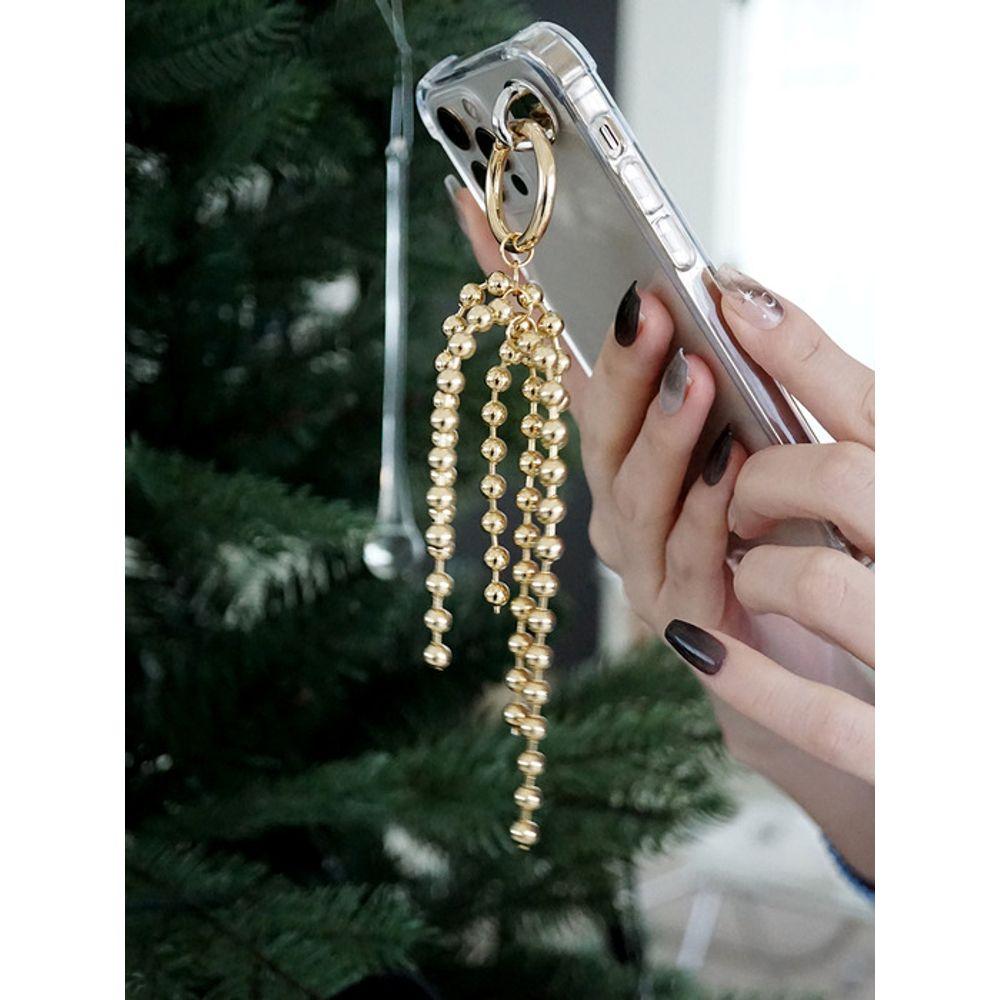 SORA gold chandelier key ring