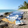 1pc Sanrio Cinnamoroll3 Beach Towel, Beach and Seaside Swimming Pool Equipment, Fashion Pattern, Rectangular, Travel Essentials