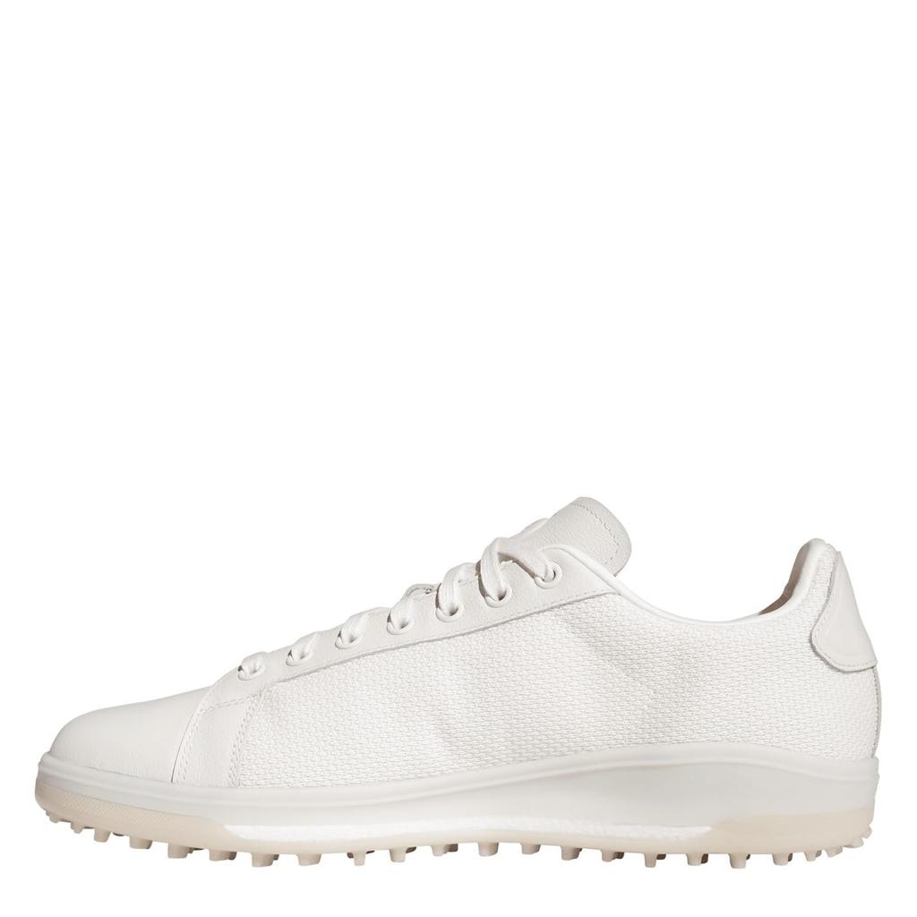 Adidas Golf Go To Spikeless 1 Golfschuhe, Herren, Kreideweiß/Alumina/Magic Beige, Größe 26,5 cm