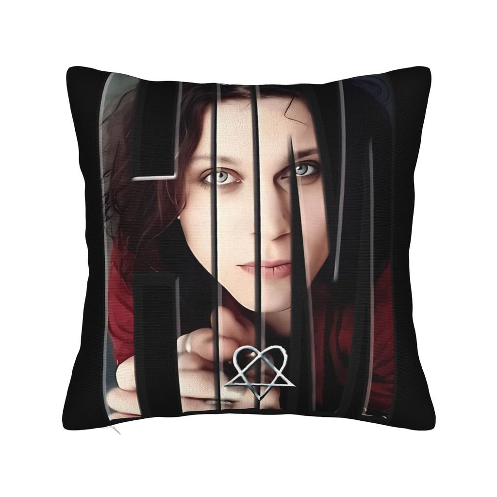 Pillow Cover Him Ville Valo Band Razorblade Romance Funny Pillow Case For Sofa Home Decoration Pillowcases