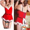 Plus Size Christmas Babydoll Costume for Women - Nightclub Party Dress