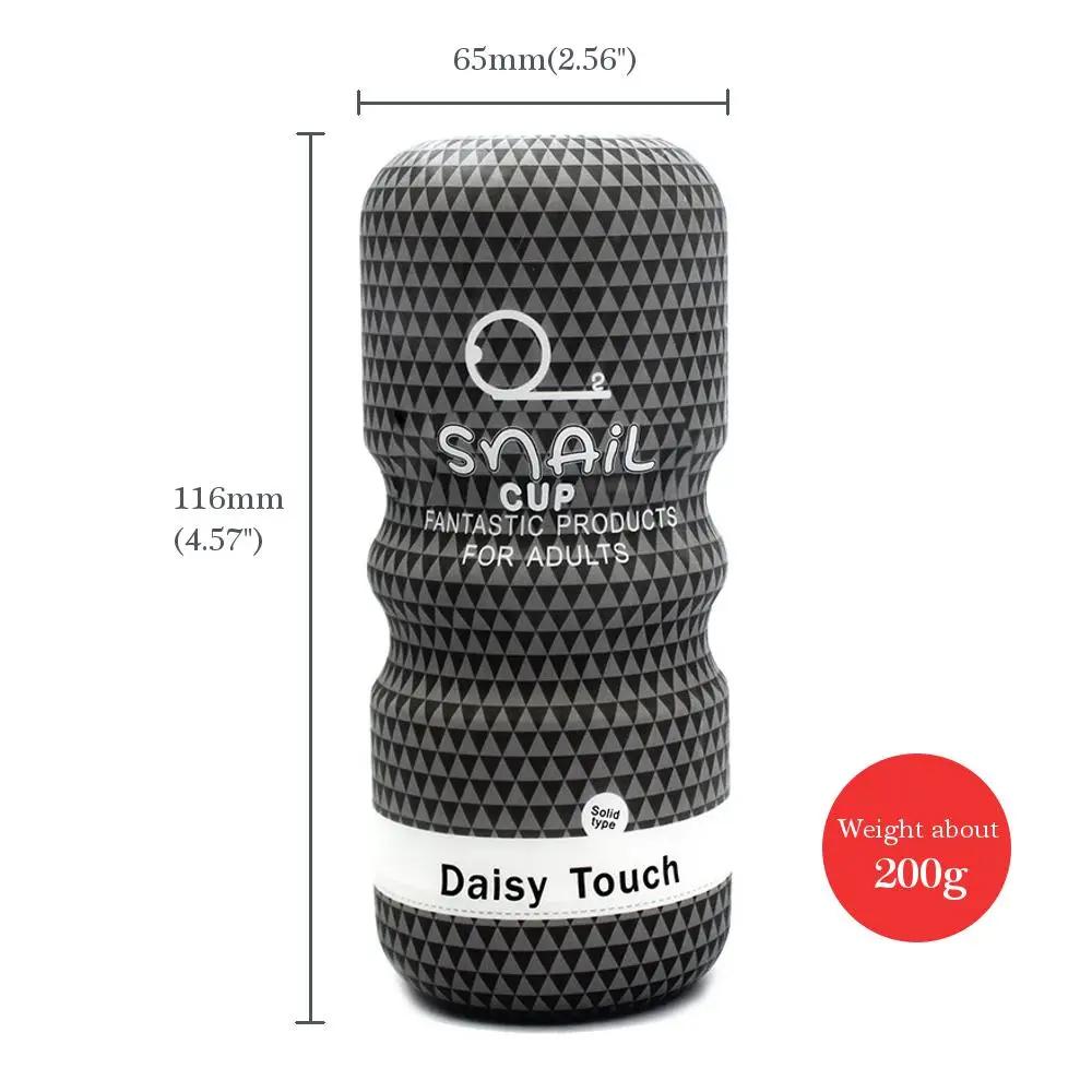 Male Masturbator Realistic Vagina Pussy Anus Anal Oral Masurbation Machine Snail Aircraft Cup Sex Toys for Men 18 Adult Supplies