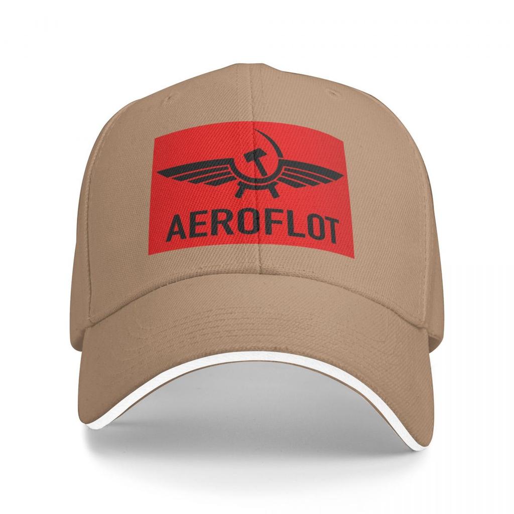 Unisex Baseball Hats Aeroflot Aviation Russe Pilote Aerospace Aviateur Streetwear Summer Sports Baseball Caps Cap Casquette Hats