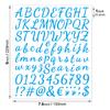 1 Inch Handwritten Alphabet Number Stickers Waterproof Vinyl Self Adhesive for DIY Journaling Scrapbooking Wholesale