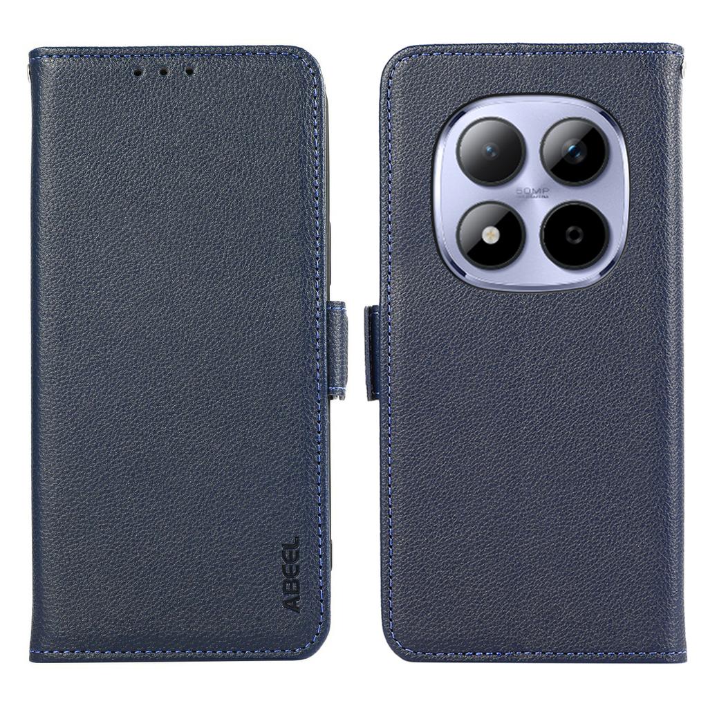 ABEEL For Xiaomi Redmi Note 15 Pro 5G (Global) Case Litchi Texture Leather RFID Blocking Phone Cover