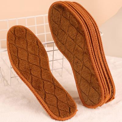 2 Pairs Fall Winter Shoe Insoles Thickened Warm Cozy Insoles for Men Women Cold Weather Foot Warmers