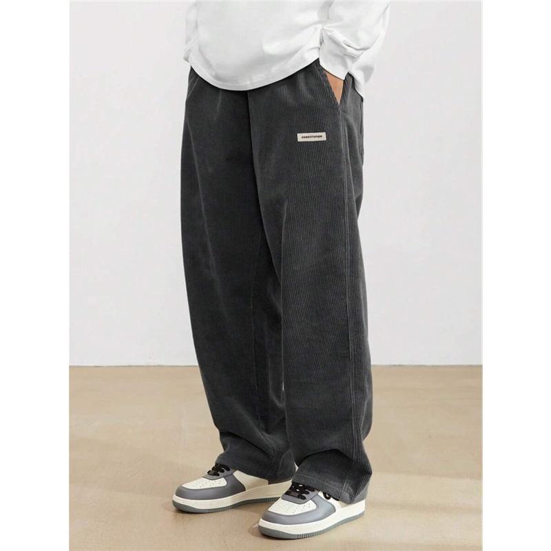 Joggebukser for menn Løse lange bukser Joggerbukser Uformell Sport Fitness Solide joggebukser Joggebukser for menn