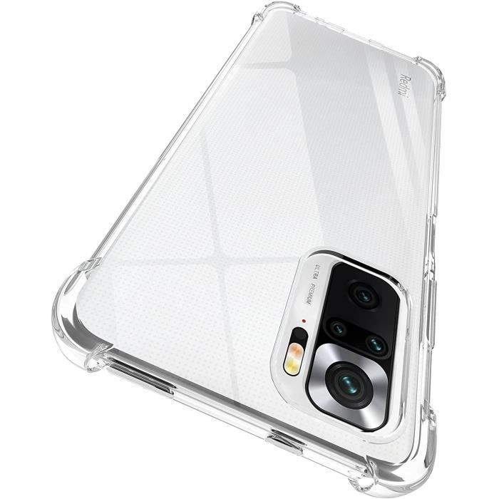 Shockproof Case - Phonillico® - Xiaomi REDMI NOTE 10 4G - Soft Silicone - Ultra Slim - Transparent
