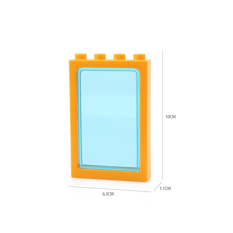 Big Size DIY Building Blocks Window Doors And Household Bulk Parts Model Compatible Large Bricks Toys Accessories Kids Toy Gifts