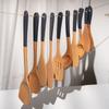 3/5 Pcs Long Handle Wooden Cooking Kitchenware Set Non-stick Cooking Utensil Set  Non-stick Pan