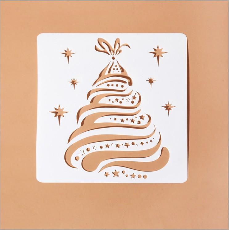 Christmas Lace Ruler Template for DIY Journal, Photo Album, and Painting