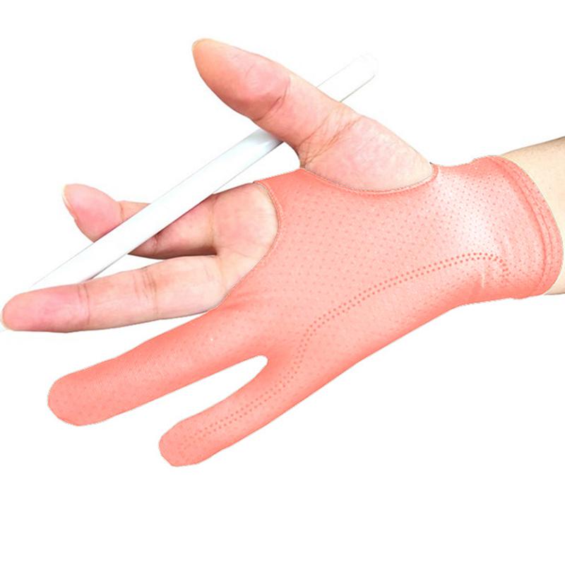 1Pc  Drawing Glove For  Graphics Drawing Table 2 Finger Anti-Fouling