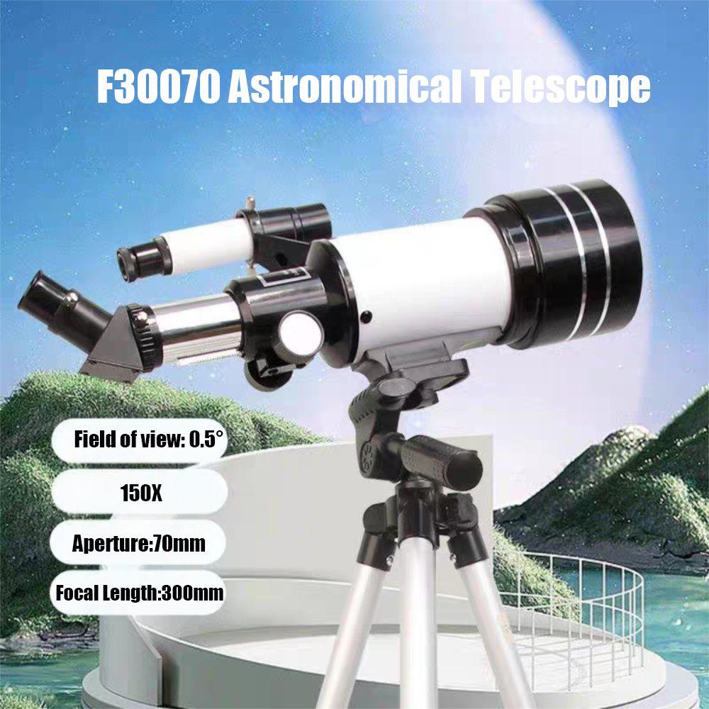 F30070 F30070 Astronomical Telescope 150X Stargazing Optical Instruments Telescope  Children