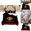 Manchester Pattern Digital Printed Bedding Set With Active Dye Printing
