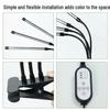 3-Head Dimmable LED Grow Light with Timer for Succulents & Herbs