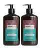 Argan Oil & Shea Butter Shampoo for Dry and Damaged Hair 400ml*2