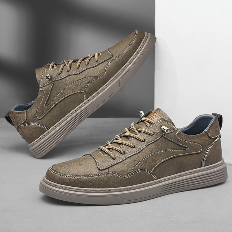 Fashion Fashion Genuine Leather Men's Shoes Business Shoes Breathable Casual Shoes Comfortable Walking Sneakers Shoes Male Oxford Shoes