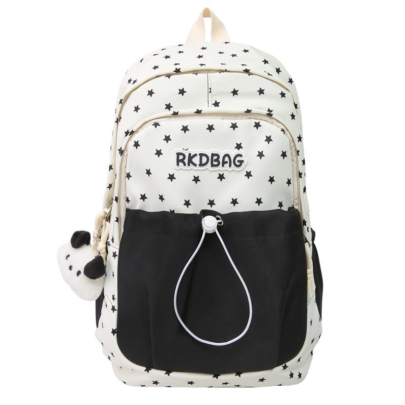 Middle School Student Schoolbag Large Capacity Backpack Nylon Computer Bag Outdoor Travel Commuter Backpack