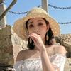 Sun Hat Girl Summer Small Fresh Beach Hat Seaside Sun Protection Sun Hat Korean Version Versatile Bohemian Cool Straw Hat