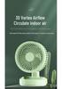 Compact Rechargeable Desktop Fan with Long Battery Life & Oscillation for Office Workers