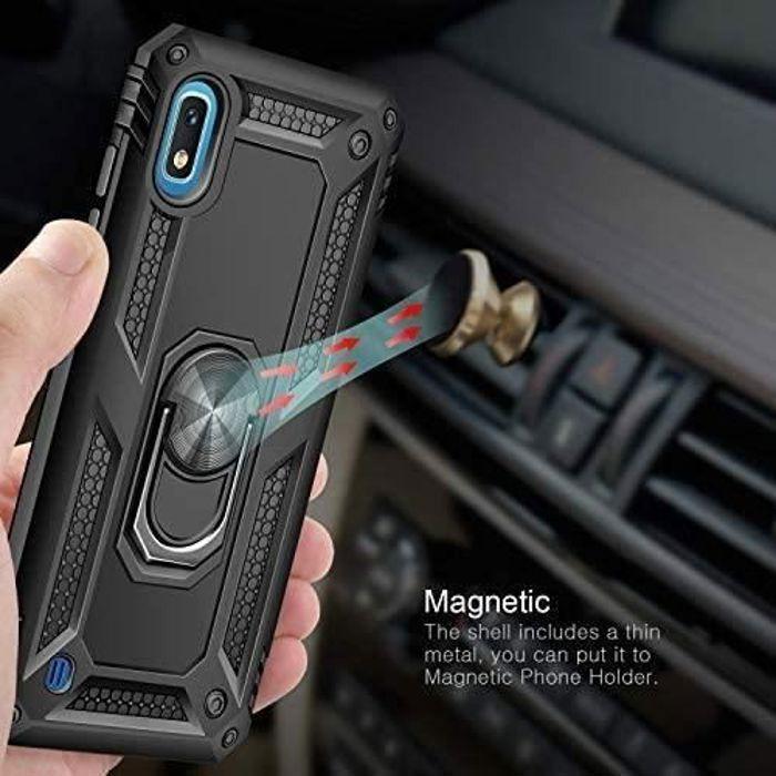 Shockproof Case - LittleMonkey - Samsung Galaxy A20E - Aluminum - Magnet - 360° Ring Stand