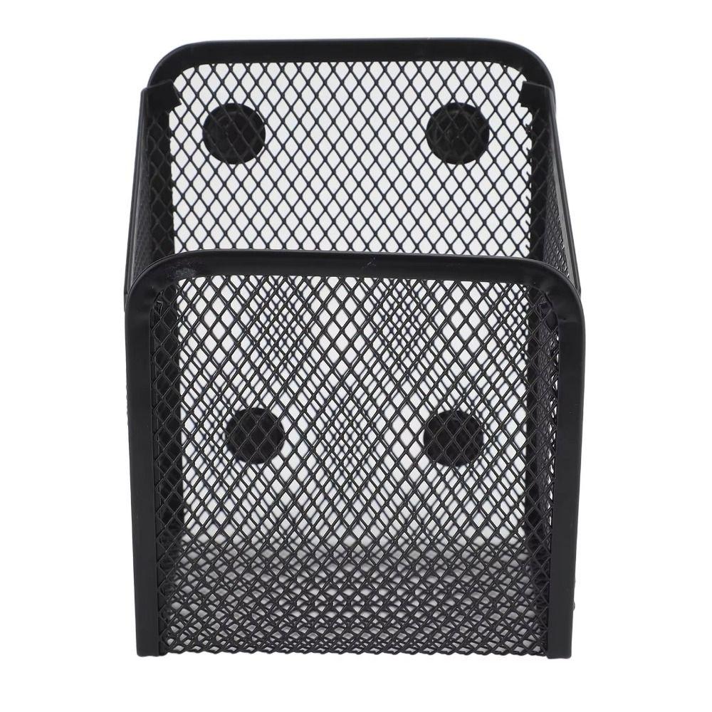 Mesh Magnetic Pencil Holder Strong Magnets Magnetic Storage Basket Metal Storage Box  Refrigerator