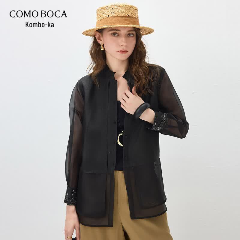 Women s Mulberry Silk Long-Sleeve Shirt 3XL