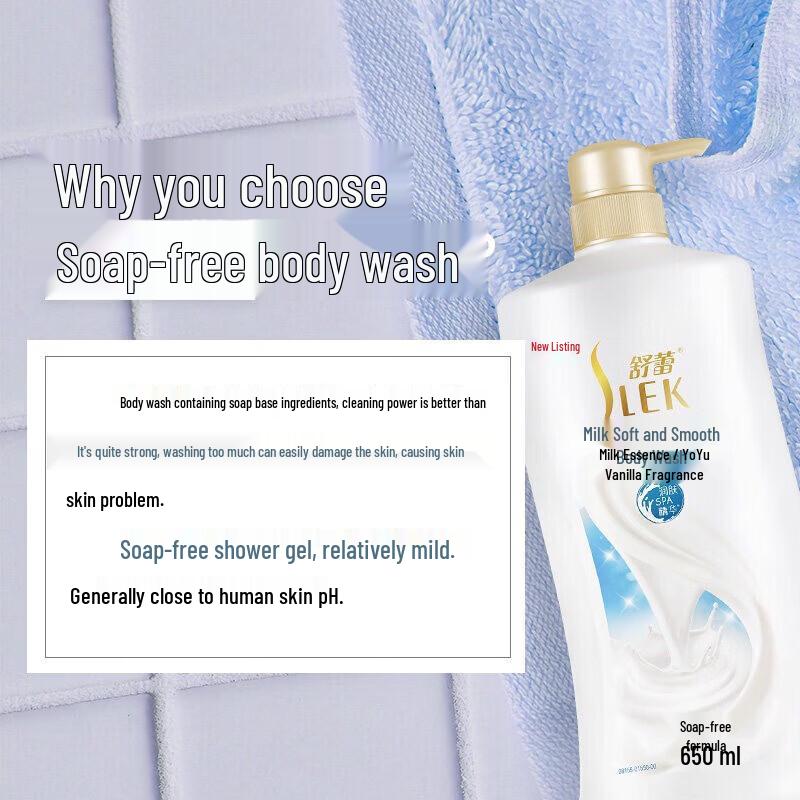 Slek Water Lily & Milk Moisturizing Shower Gel