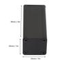 Aluminum Enclosure PCB Instrument Shell Electronic Cooling Box Black 25*25*50mm