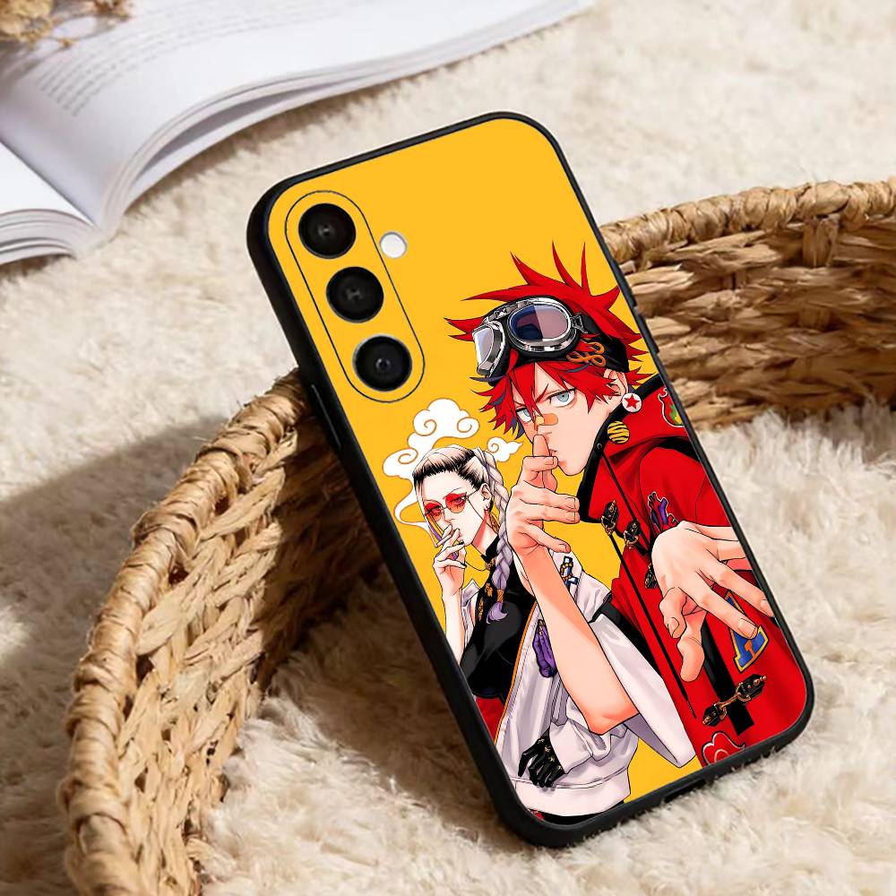 Gokurakugai Alma And Tao Phone Case For Samsung Galaxy A91,80,73,72 ,71,53,52,32 ,31,22,21s,20,Soft Black Case