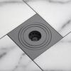 Copper Bathroom Deodorant Square Floor Drain Black/Gray/Chrome/Nickel Bathroom Toilet Balcony Washing Machine Floor Drain 3 Inch