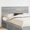 Headboard in Grey Sonoma 160 cm Particleboard