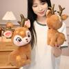 Kawaii Christmas Elk Plush Toys Deer Stuffed Soft Animals Cartoon Toys For Kids Baby Xmas Gift Party Decor Pillow Back to School